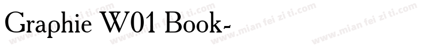 Graphie W01 Book字体转换